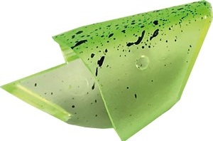QR Beteshållare, 51 UV Green Splatter. 3-Pack.